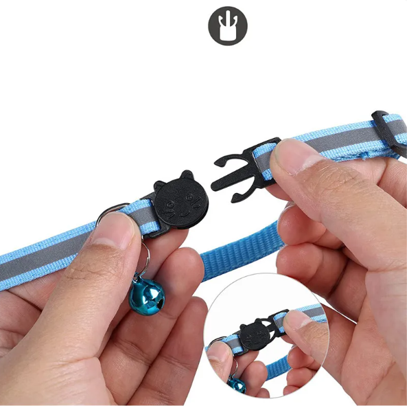 TraceMe Kattenhalsband – Reflecterend + AirTag Houder