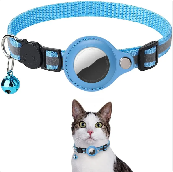 TraceMe Kattenhalsband – Reflecterend + AirTag Houder