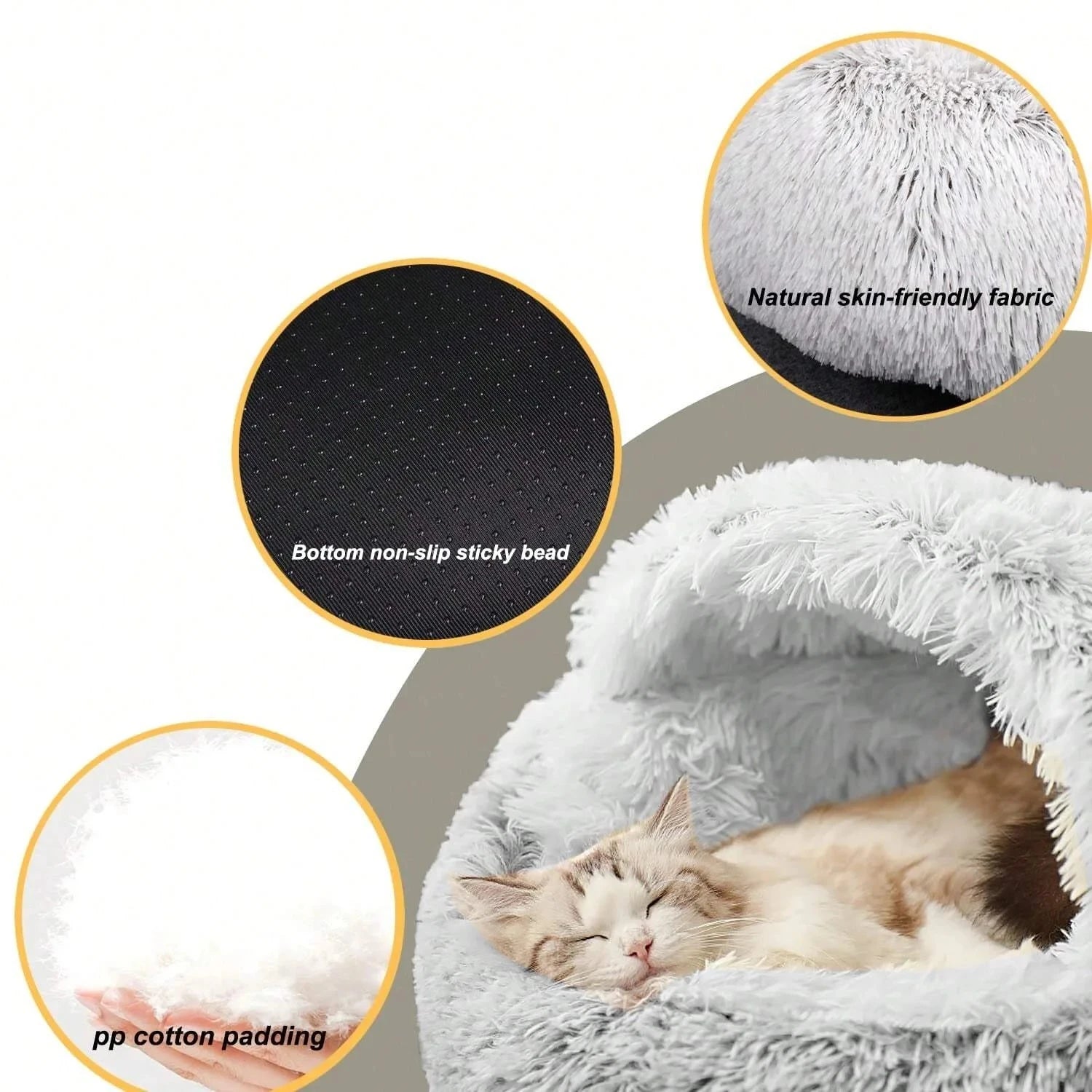 CozyPaw Nest – Ronde Kattenmand