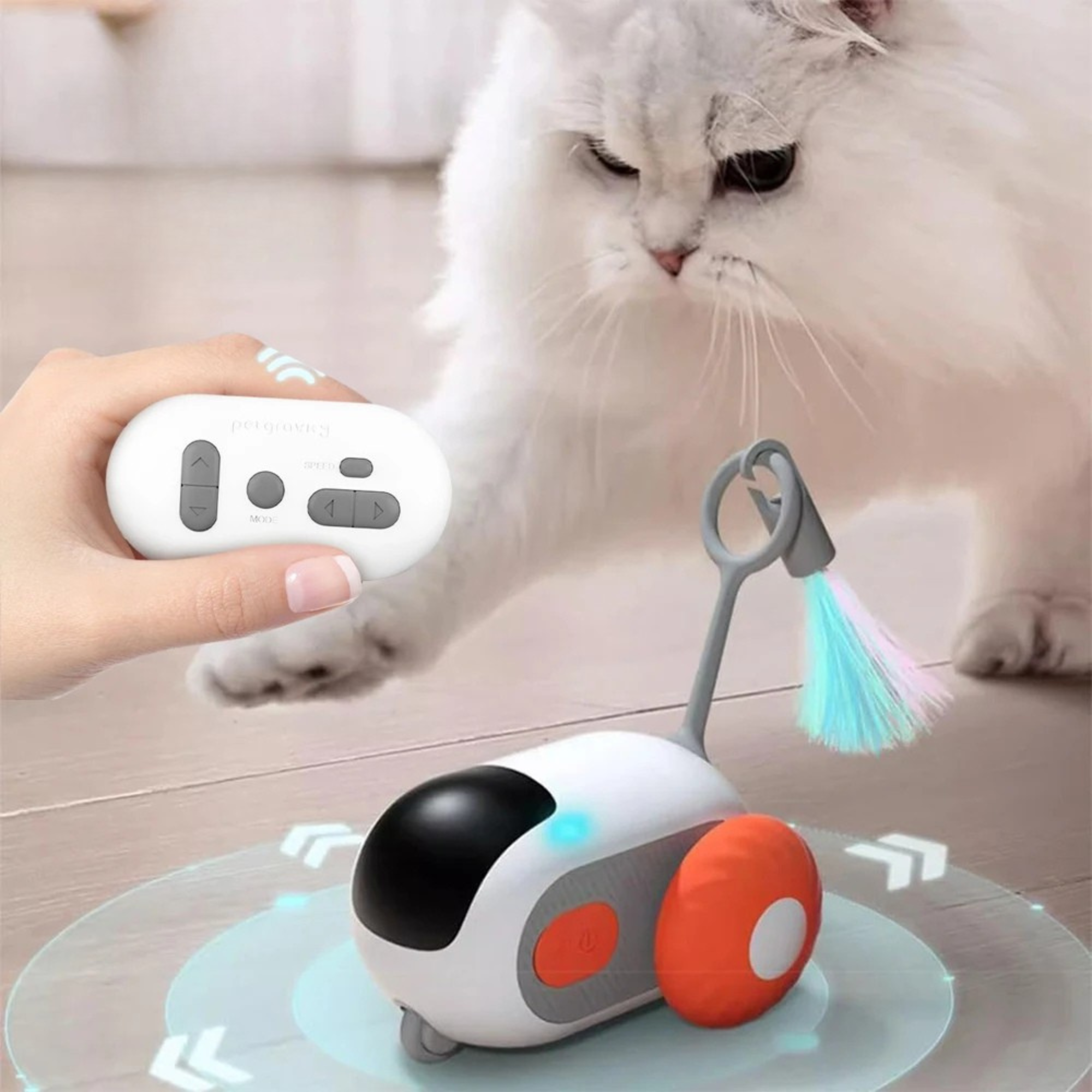 WhiskerChase - Elektrisch Kattenspeeltje