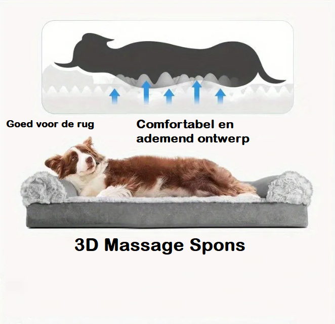 CloudNest – 4-Seizoenen Luxe Hondenbed