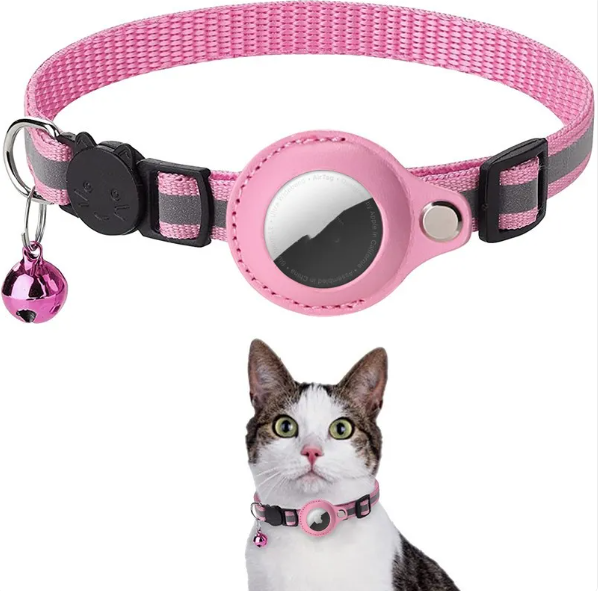 TraceMe Kattenhalsband – Reflecterend + AirTag Houder