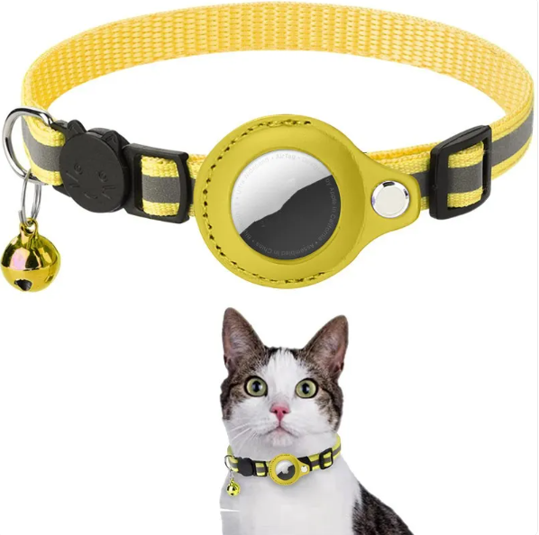 TraceMe Kattenhalsband – Reflecterend + AirTag Houder