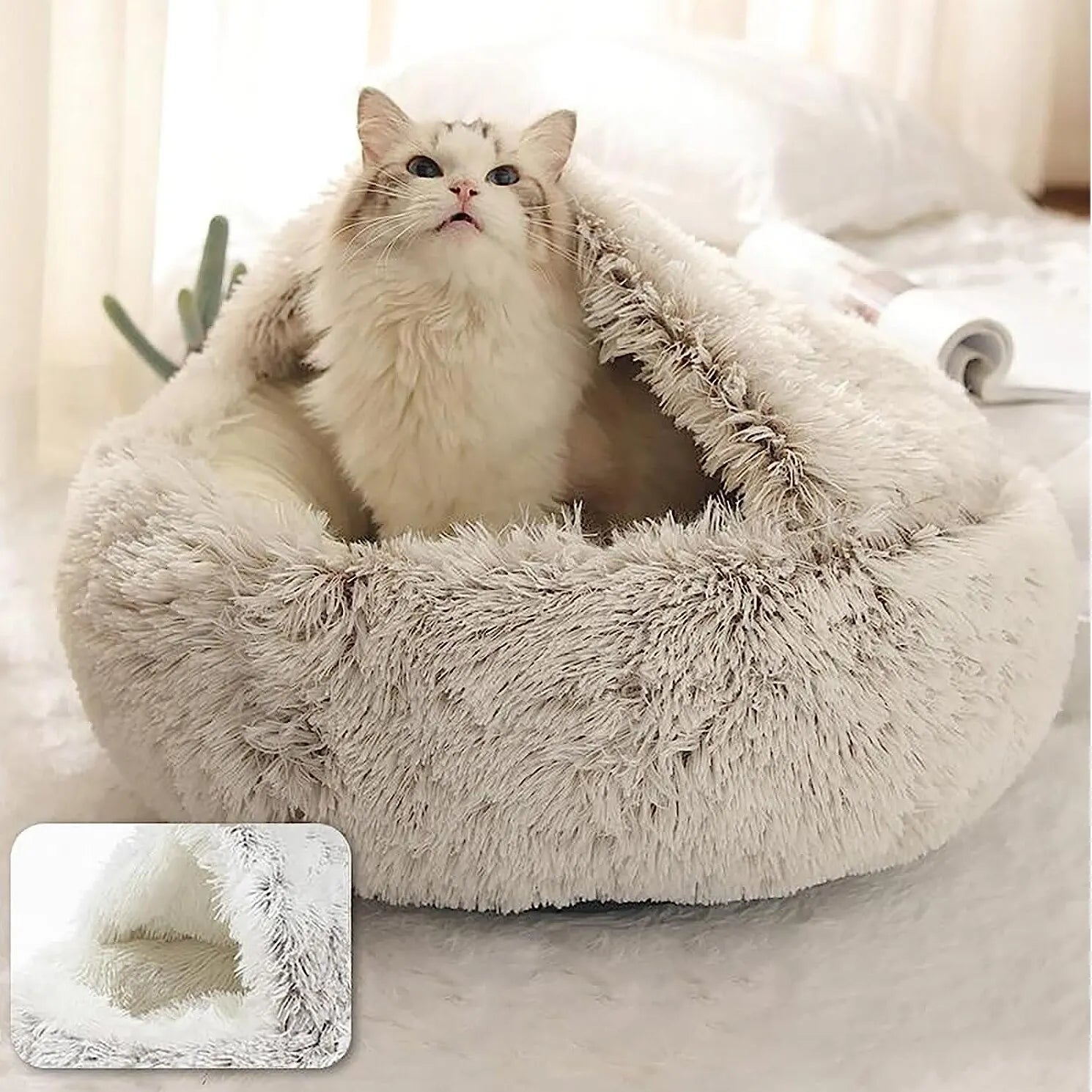 CozyPaw Nest – Ronde Kattenmand